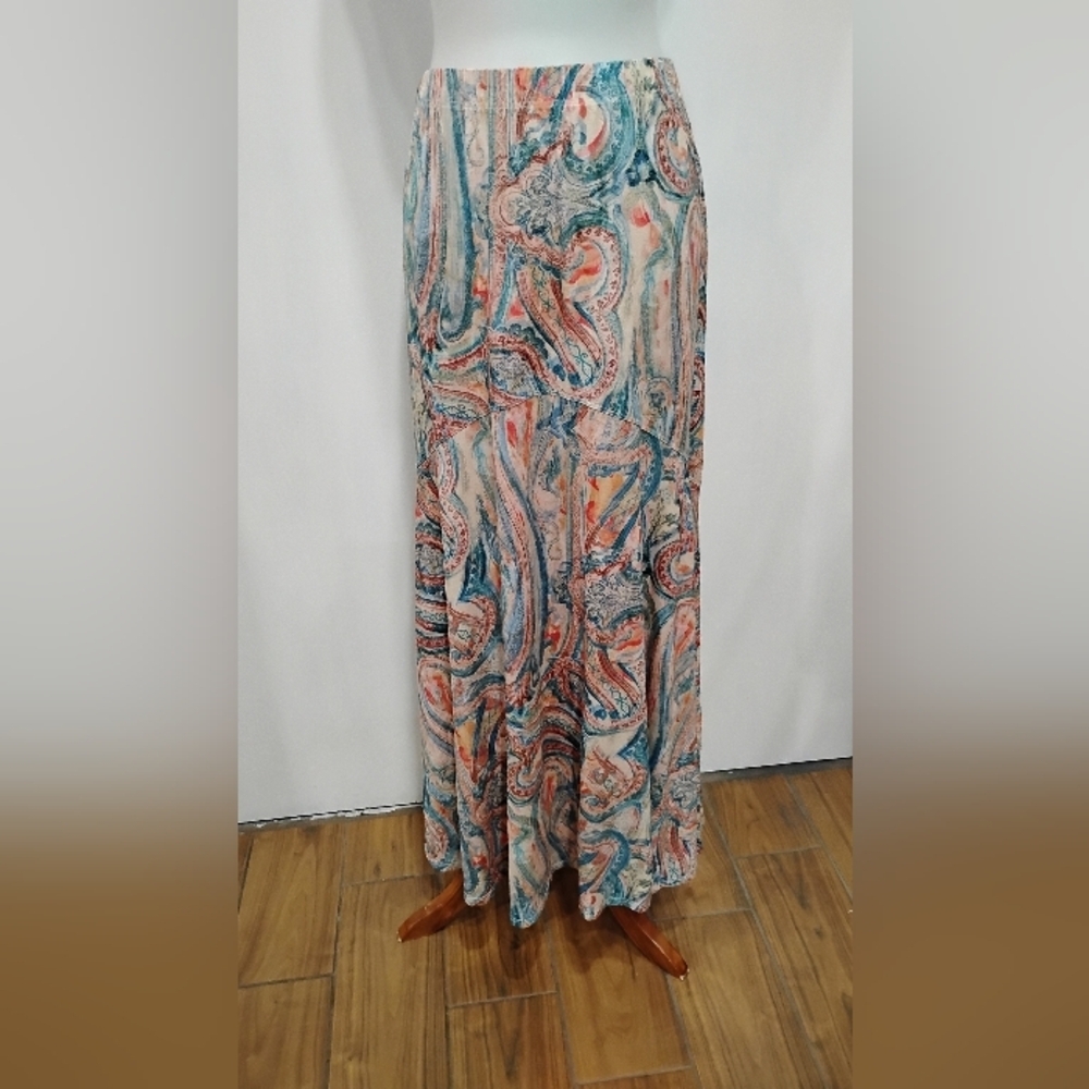 SOFT PERUVIAN CONNECTION MAXI SKIRT - Picture 5 of 8
